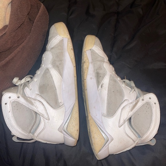 Pure Platinum Jordan 7’s - Picture 5 of 5